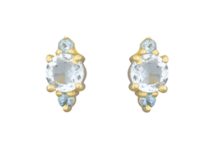 Skye Blue Topaz Stud Earrings