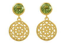 Load image into Gallery viewer, Talisman Peridot Gemstone Earrings
