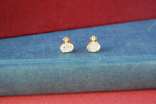 Load image into Gallery viewer, Miranda Moonstone Gemstone Stud Earrings
