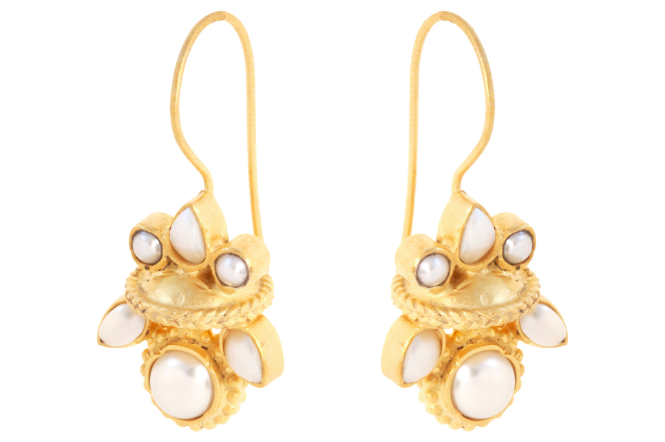 Jaipur Pearl Drop Earrings
