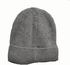 Fleece Lined Wool Hat GREY