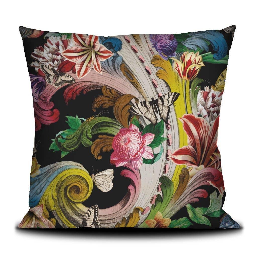 Rock Flowers Cushion Cover