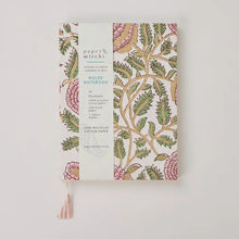 Load image into Gallery viewer, Paper Mirchi Block Printed Notebook Glitz Blush
