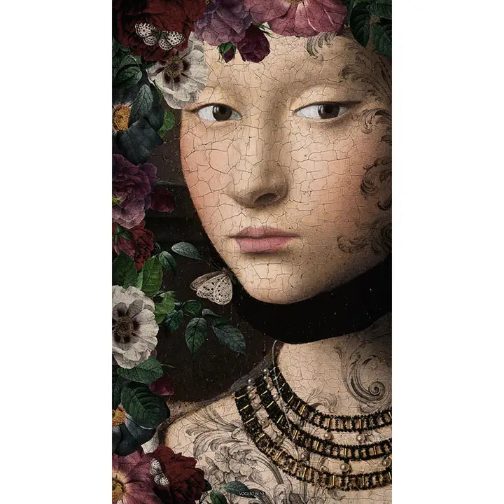 Voglio Bene Velvet Wall Hanging Starfire