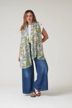 Load image into Gallery viewer, Afternoon Tea Green Scarf One Hundred Stars

