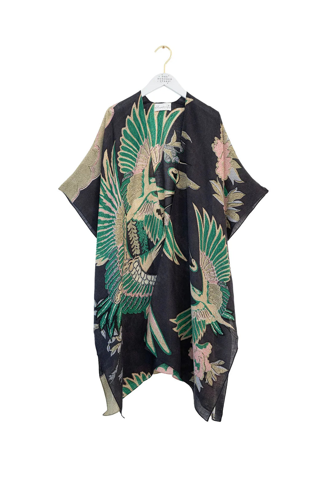 Crane Emerald Wool Throwover One Hundred Stars