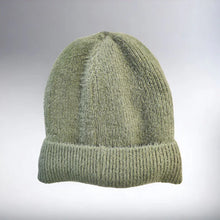 Load image into Gallery viewer, Fleece Lined Wool Hat GREEN
