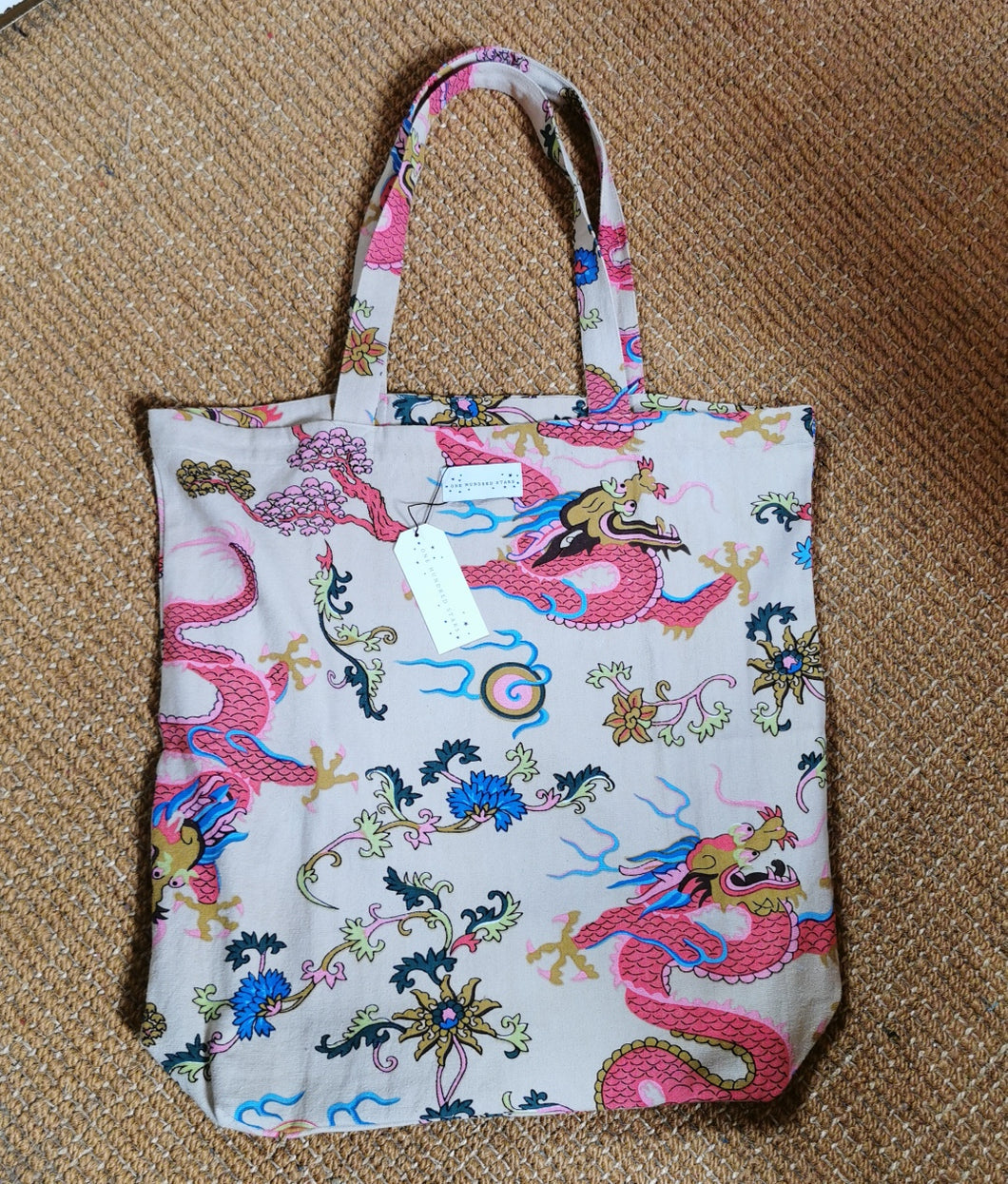 Dragon Sand Canvas Bag By One Hundred Stars