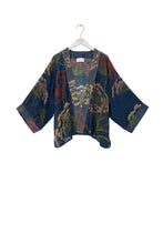 Load image into Gallery viewer, Parsley Seed Navy Kimono One Hundred Stars
