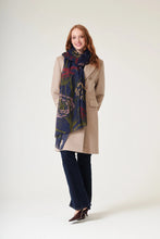 Load image into Gallery viewer, Parsley Seed Navy Scarf One Hundred Stars
