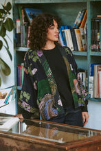 Load image into Gallery viewer, Phoenix Midnight Blue Kimono One Hundred Stars
