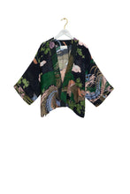 Load image into Gallery viewer, Phoenix Midnight Blue Kimono One Hundred Stars
