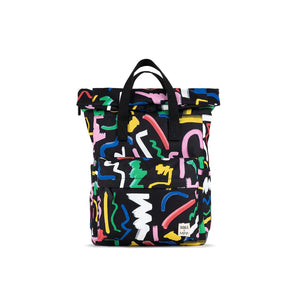 Roka Canfield Medium Scribble Print Recycled Polyester