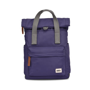 Roka Small Sustainable Canfield B Rucksack Mulberry