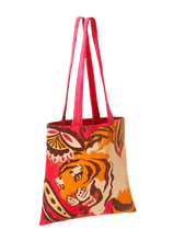 Load image into Gallery viewer, Powder UK Velvet Tote Bag-Tiger
