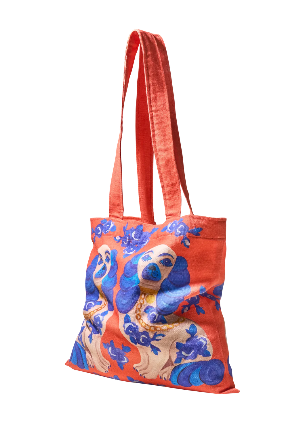Powder UK Canvas Tote Bag- Splendid Spaniels