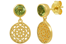 Load image into Gallery viewer, Talisman Peridot Gemstone Earrings
