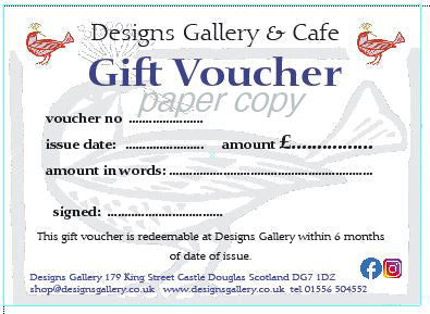 Designs Gallery Gift Card (paper copy)