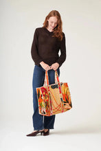 Load image into Gallery viewer, Fans Scarlet Large velvet Bag By One Hundred Stars
