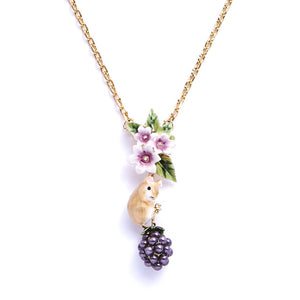 Blackberry & Mouse Pendant by Bill Skinner
