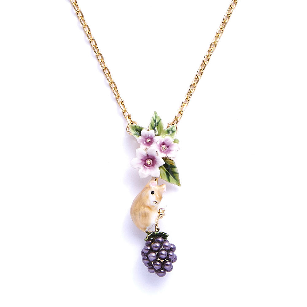 Blackberry & Mouse Pendant by Bill Skinner