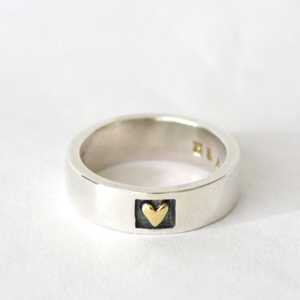 Alan Ardiff Heart of Gold Ring, size T1/2