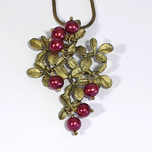 Load image into Gallery viewer, Michael Michaud Cranberry Pendant with Pearls
