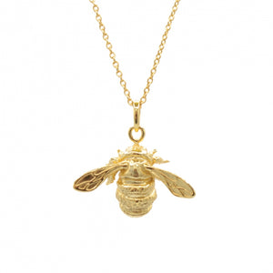 Gold Bumble Bee Pendant by Bill Skinner
