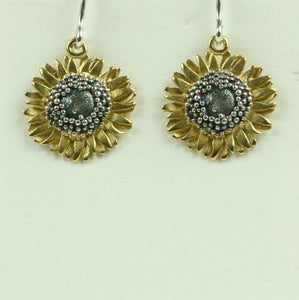 Sheena McMaster Medium Sunflower Drop Earrings
